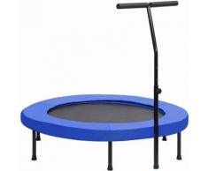 Fitness Trampolin mit Griff und Sicherheitspolster 122 cm