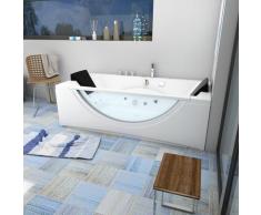 Whirlpool Pool Badewanne Eckwanne Wanne A1821N-C-ALL 180x90cm Reinigungsfunktion -16038- mit Radio