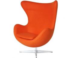 Furnmod Design Your Space - Sessel Egg Chair hq in Kaschmir | Orange - Orange