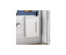 Badezimmer Badmöbel 45 cm Waschtisch mit Unterschrank Weiss Matt