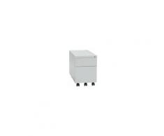 Rollcontainer, Stahl - 1 Stiftschale, 1 Materialschub, 1 Hängeregistratur - Quipo