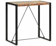 Zqyrlar - Bartisch 110 x 60 x 110 cm Recyceltes Massivholz