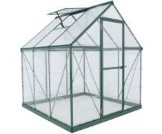 Aluminium Gewächshaus Set Hybrid 6x6 grün, 185x190 cm - Palram
