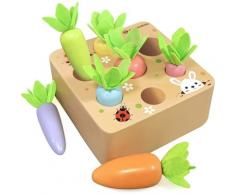 1 Jahr altes Babyspielzeug aus Holz – Montessori 2 3 Jahre alt – Baby Motorik Spielzeug für 12