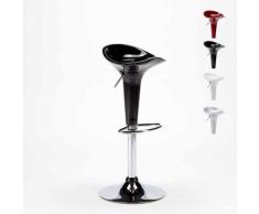 Superstool - Hocker für Café und Küche Drehbar Höhenverstellbar Polypropylen Boston | Schwarz