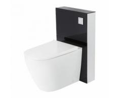 Hudson Reed Hirayu - Japanisches Stand Dusch-WC mit Sanitärmodul H 822mm Schwarz