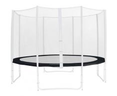 Sixbros. - Randabdeckung Schwarz für Gartentrampolin 1,85 M - Ersatzteil Federabdeckung PVC