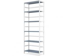 Homfa - Bambus Standregal 6 Böden Holzregal Haushaltsregal Badregal Bücher Sauna Regal