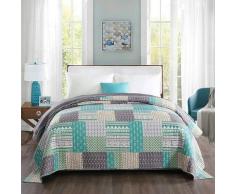Tagesdecke Patchwork für Doppelbetten 240 x 260 cm 'BD11m04'