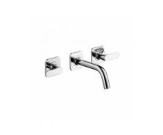 Hansgrohe Hansgrohe AXOR Citterio 3-Loch Waschtischarmatur Unterputz für Wandmontage mit Auslauf