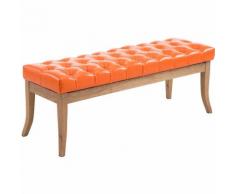 Sitzbank Ramses Kunstleder antik-hell-orange-120 cm
