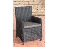 CLP - Gartenstuhl Fontana 5mm-schwarz-Anthrazit