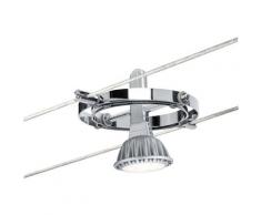 Cardano Niedervolt-Seilsystem-Leuchte Universell GU5.3 10 w led Chrom (matt), Chrom - Paulmann