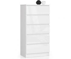 Kommode K60 mit 5 Schubladen | für das Wohnzimmer Schlafzimmer Schrank Büro Arbeitszimmer |