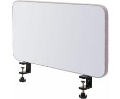 Tisch-Whiteboard 927, Büro-Sichtschutz Trennwand Schreibtisch Magnettafel Pinnwand, Stoff/Textil ~