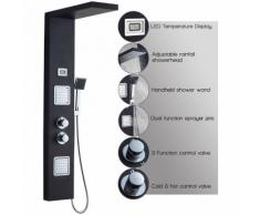 Thermostat Duschpaneel aus Edelstahl SUS304 LCD Wassertemperatur Digitalanzeige Brausepaneel