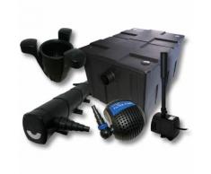 Set: Bio Teichfilter 60000l 72W UVC Teichklärer 80W Pumpe Springbrunnenpumpe Skimmer