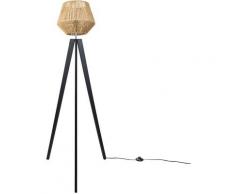 Paco Home - led Stehlampe Modern Wohnzimmer Schlafzimmer Rattan Optik Boho Korb Stehleuchte E27
