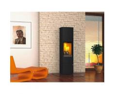Olsberg - Kaminofen wasserführend Nevado Aqua Compact 8 kW Ofen Holzofen Stahl/Schwarz