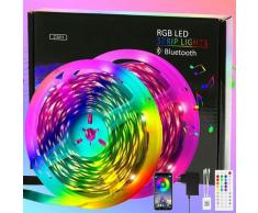 ZMH LED Strip 30m Lichtband Smart RGB LED Streifen 16 Mio. Farbwechsel Musik Lichterkette