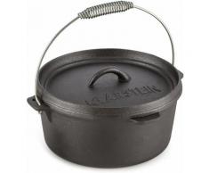 Hotrod 85 Dutch Oven BBQ-Topf 9 qt / 8,5 Liter Gusseisen schwarz - Schwarz