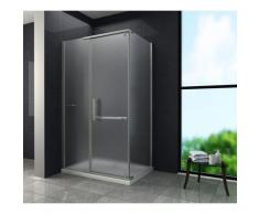 Duschkabine CERRA-FROST 120 x 80 x 195 cm ohne Duschtasse