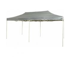 Pavillon 3x6m - Wasserdicht - Klappbares Partyzelt - Faltpavillon - inkl. Tasche - Anthrazit