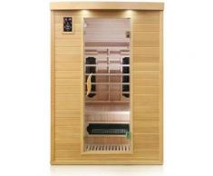 Dewello - ® Infrarotkabine Infrarotsauna LAVAL PLUS inkl. Keramikstrahler für 2 Personen