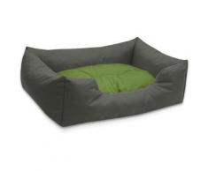 Hundebett mimi, Hundesofa aus Cordura, Microfaser-Velours, waschbares Hundebett vier-eckig mit
