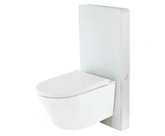 Hudson Reed Hirayu - Japanisches Wand-Dusch-WC inkl. Sanitärmodul H 1000mm Weiß mit Sensor - Spülung