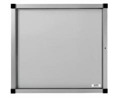 QUIPO Schaukasten, Flügeltür - 6 (2 x 3) DIN-A4-Blätter - Metall-Rückwand