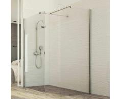 Duschwand Duschkabine 160x90 CM in Klarglas 8 mm mod. Walk In Corner H198