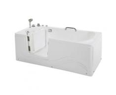 Seniorenbadewanne vital m (liegend) mit Linkseinstieg i Pflegebadewanne, Seniorenwanne, Whirlwanne