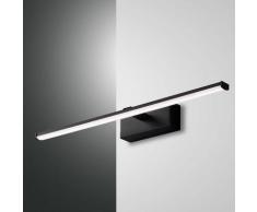 LED Badleuchte Nala IP44 in Schwarz 105x500mm