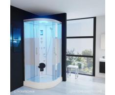 TroniTechnik Dampfdusche Dusche Fertigdusche Duschkabine Dampfsauna Eckdusche Komplettdusche
