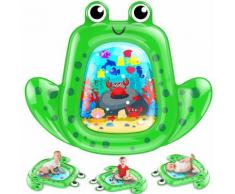 Baby Wassermatte Groß, Baby spielzeug 3 6 9 Monate, aufblasbare Wasserspielmatte ist perfektes