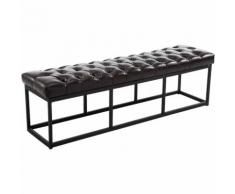 Sitzbank Amun Kunstleder-braun-150 cm
