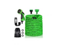 Flexibler Gartenschlauch, 10M 100FT Flexi gartenschlauch, Gartenteich Schlauch Bewässungs Schlauch