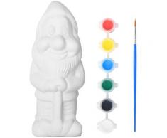 Esschert Design Gartenzwerg zum Bemalen