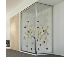 Young Duo 1 Tür Duschkabine 100x70 CM H198 ESG-Klarglas