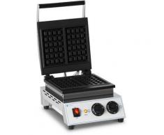 Waffeleisen belgisches Waffeleisen Waffelmaschine rechteckig 1.500 w - Schwarz, Grau