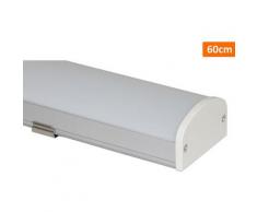 20W LED Unterbauleuchte 61cm Lichtleiste Kaltweiß 6500K Küchenleiste Schrankleuche 61 x 6,3 x 3,9