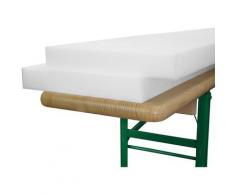 2er Set Schaumstoff-Rohling für Bierbank 220x25x4 cm - Beautissu