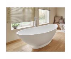 Freistehende Badewanne Como aus Mineralguss von Bädermax