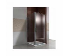 Duschkabine Eckdusche 8 mm Nano Echtglas DX416 - Breite wählbar 80cm, 80cm