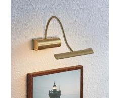 Lindby - LED-Bilderleuchte Rakel mit Flexarm, messing matt - messing matt