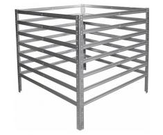 ® HOME Komposter 100x100x100 verzinkt - Shelfplaza