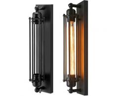 Korridor Wandlampe, Vintage Wandlampe, Retro-Stil Vintage Industrielampe, E26 / E27 Schmiedeeisen