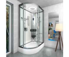 Acquavapore - Dampfdusche Sauna Dusche Duschkabine D60-70T3L 120x80cm OHNE 2K Scheiben Versiegelung