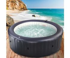 Whirlpool aufblasbar MSpa Muse Carlton für 6 Personen Ø204x70cm In-Outdoor Pool 125 Massagedrüsen